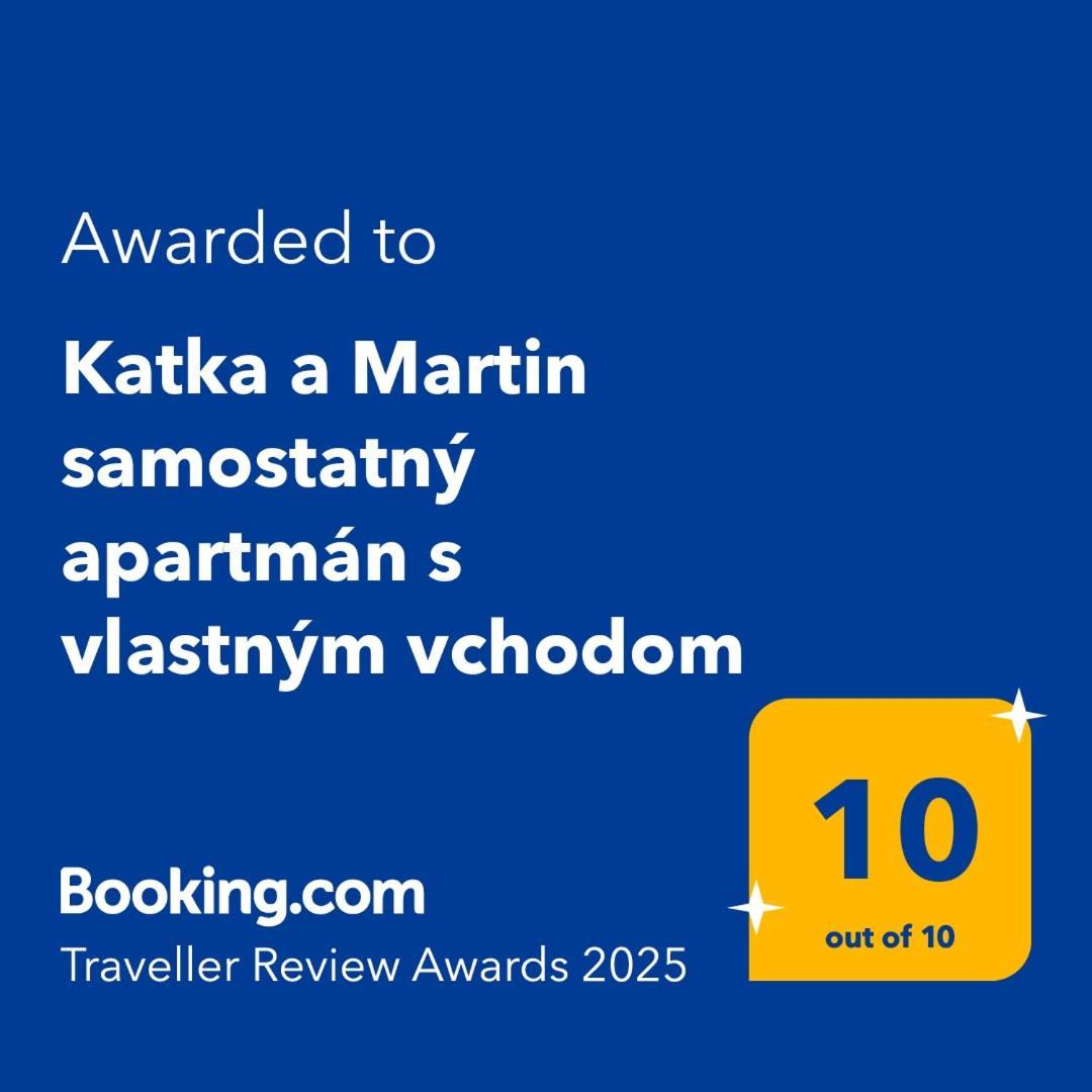 Katka A Martin Samostatny Apartman S Vlastnym Vchodom Liptovský Mikuláš Dış mekan fotoğraf